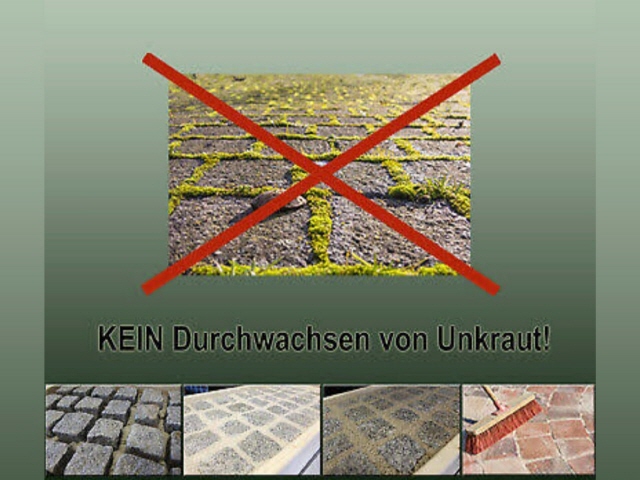 Kein Durchwachsen von Unkraut mehr