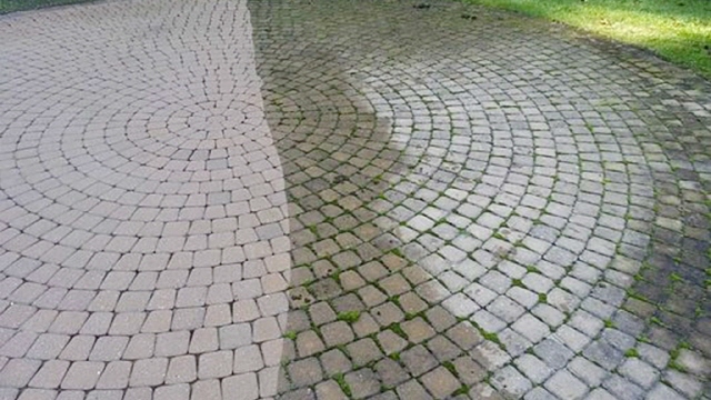 Pflasterreinigung